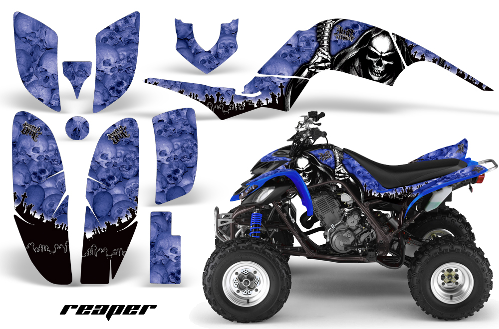 Yamaha Raptor 660 Graphics Reaper Blue